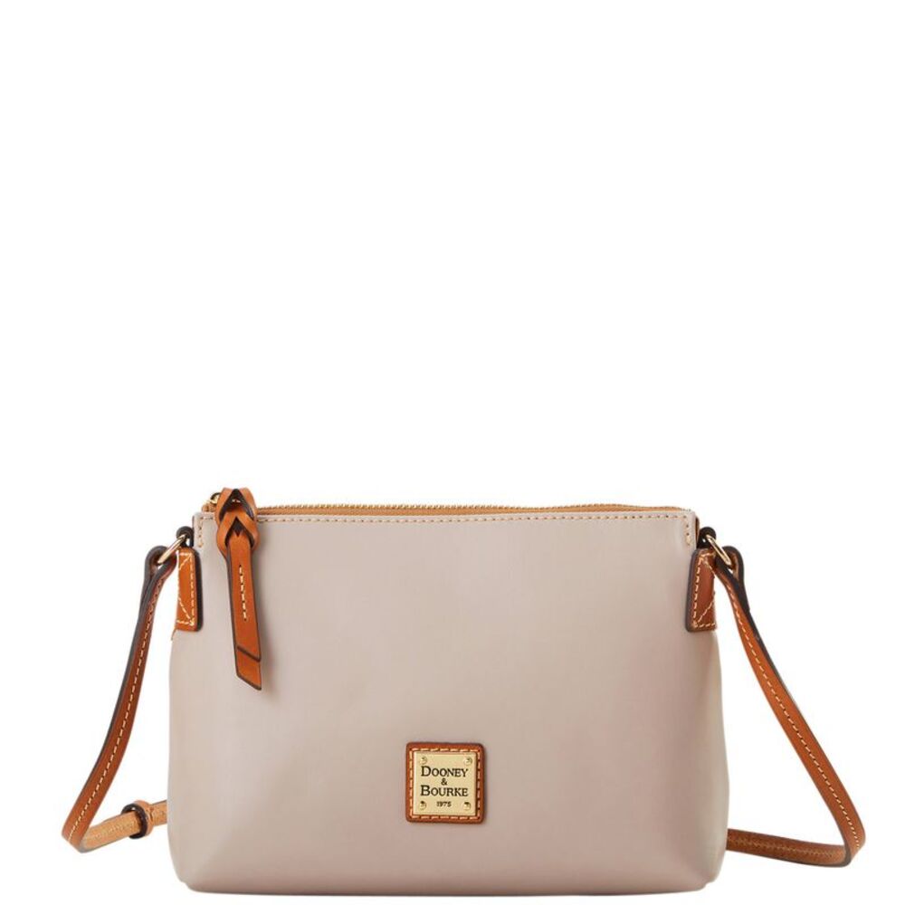 Dooney & Bourke NWT Wexford Leather Rosie Crossbody Shoulder Bag - Oyster